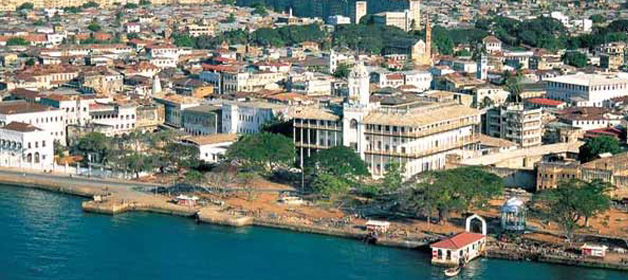 Zanzibar, panoramica del quartiere di Stone Town