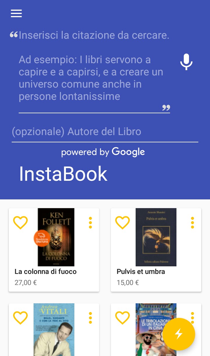 Instabook, la app per risalire alle citazioni