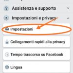 Come ritrovare un post su facebook da cellulare, esempio step 1