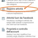 Come ritrovare un post su facebook da cellulare, esempio step 2