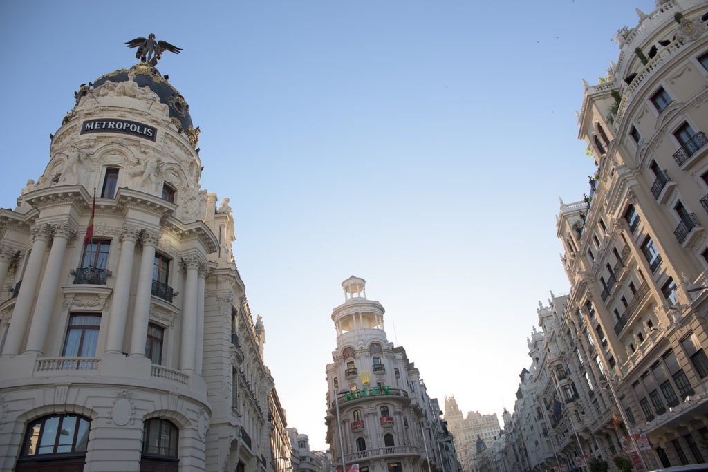 Madrid, palazzi sulla Gran Via