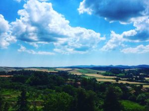 Albergo diffuso Lorenzana, vista sulla campagna toscana