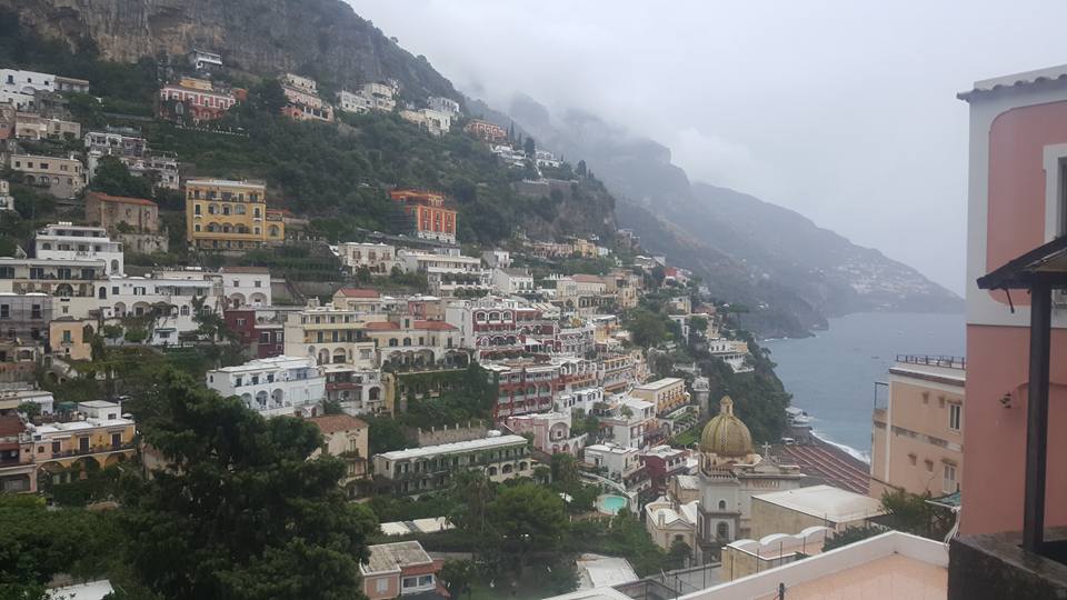 Costiera Amalfitana: Positano con il maltempo