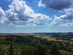 Lorenzana vista dalla terrazza panoramica