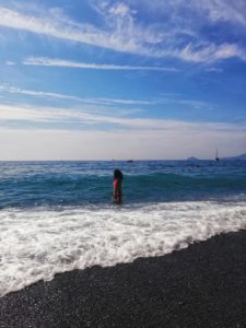 Punta Corvo, spiaggia