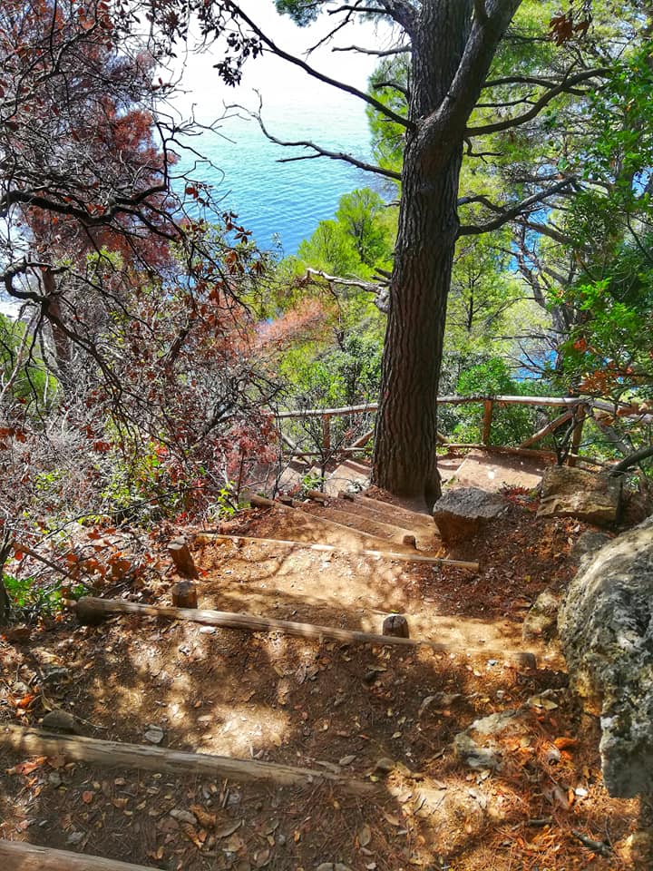 Punta Corvo, scorcio del sentiero