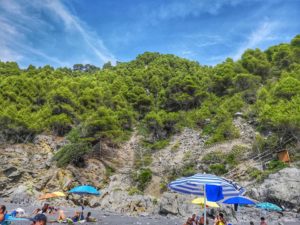 Punta Corvo, la spiaggia