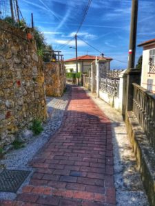 Punta Corvo, l'inizio della camminata a Montemarcello