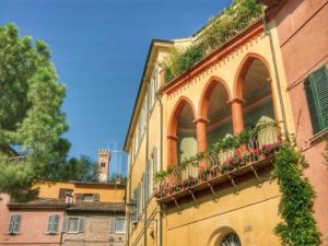 Santarcangelo di Romagna, scorcio del borgo