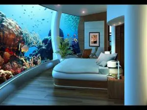 Hotel sommersi, camera del Poseidon Undersea resort