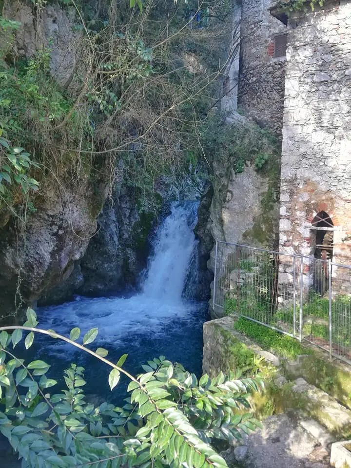Cascate di Candalla, molino Taccone e prima cascata