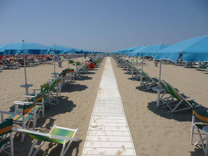 Spiaggia lido di Camaiore