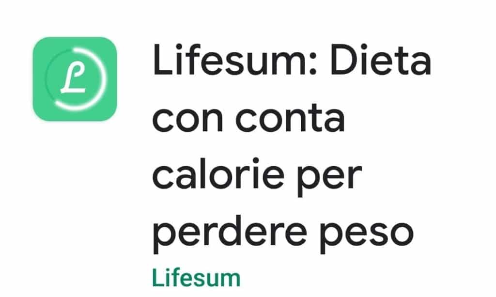 App per dimagrire Lifesum