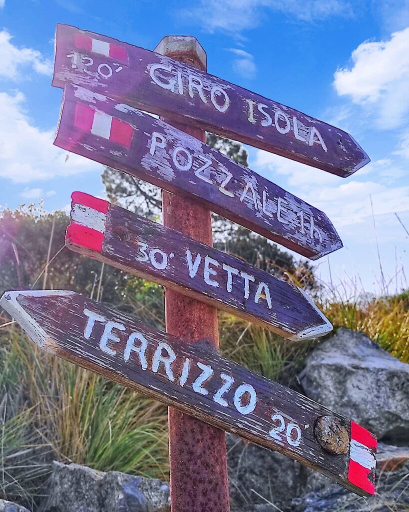 Trekking Isola Palmaria, indicazioni lungo il sentiero