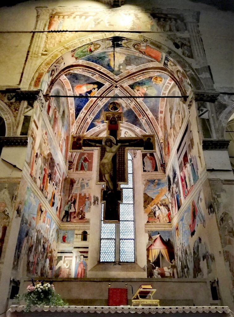 Basilica di San Francesco, Arezzo, gli affreschi di Pier della Francesca