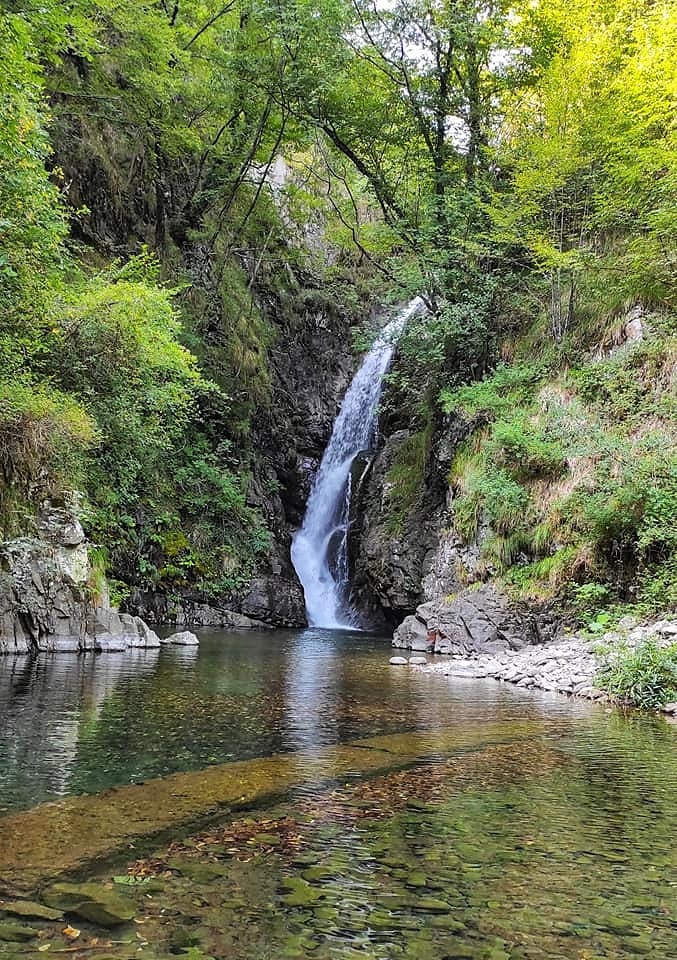 La Cascata dell'Acquetta a Monterole, Bagnone , Lunigiana