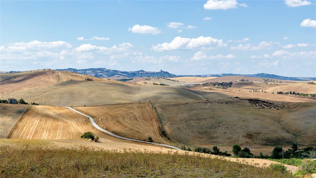 Tappe Via Francigena Toscana, scorcio di un tratto del cammino