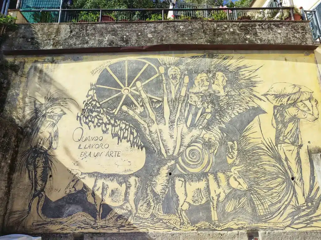  Graffito "Quando il lavoro era un'arte"