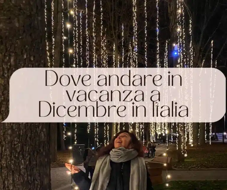 copertina articolo dove andare in vacanza a dicembre in Italia