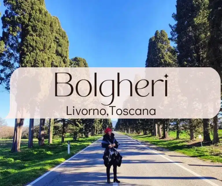 Copertina articolo con titolo "Bolgheri, Livorno Toscana"